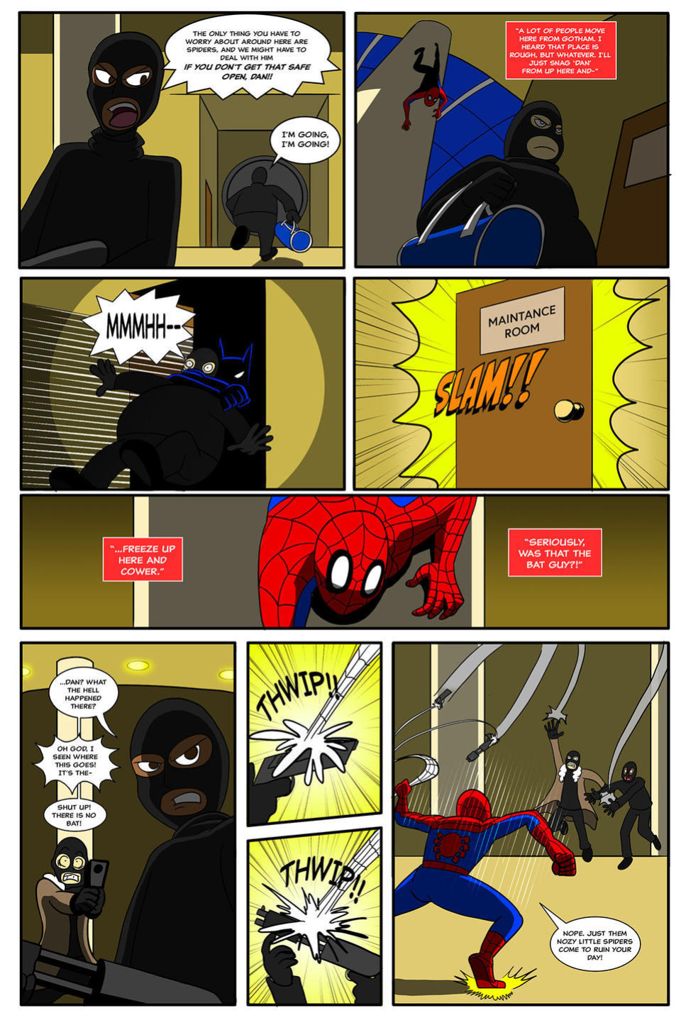 [AnTyep] Spider-Man and Batgirl (Ongoing) [Singular Page Edit]