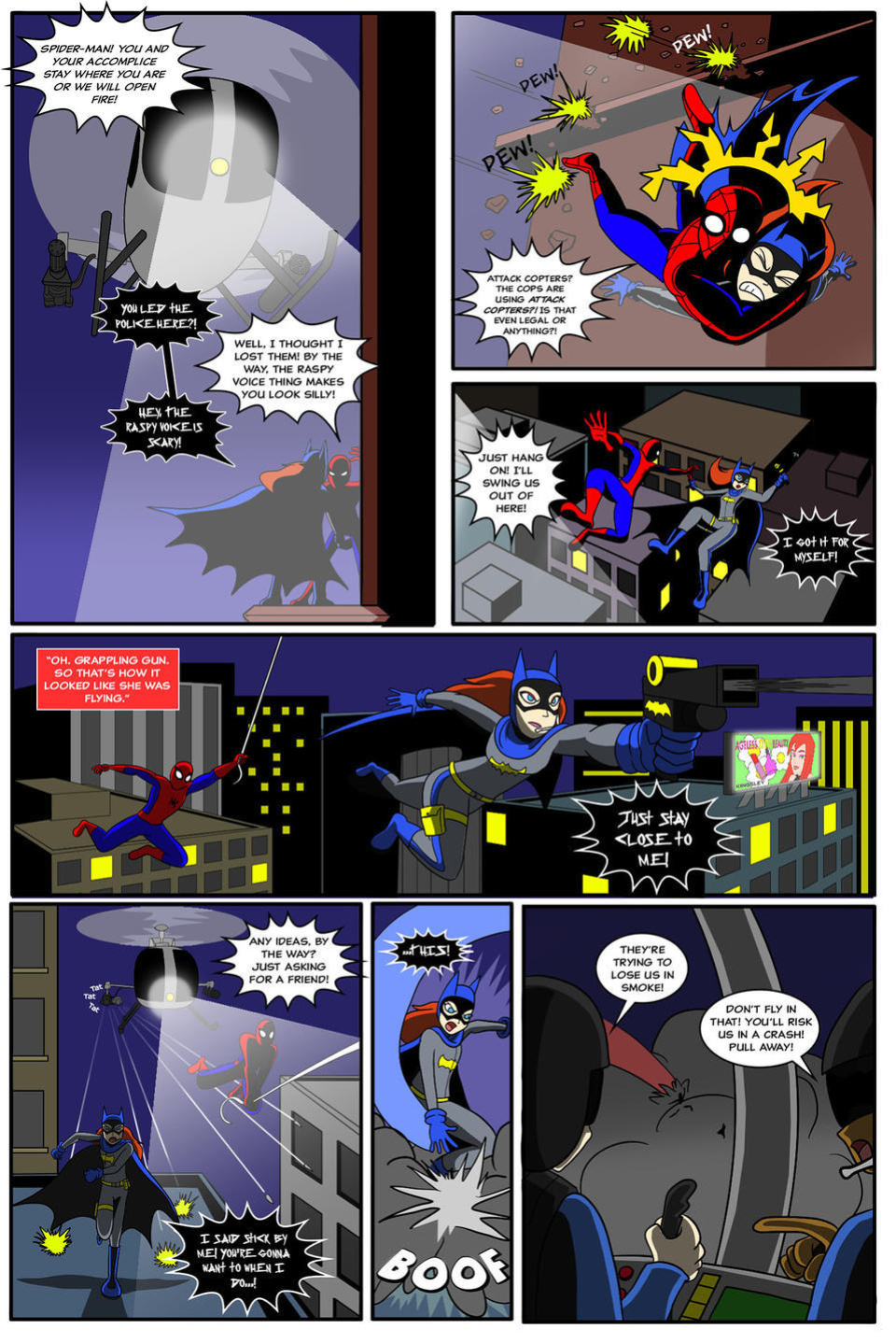 [AnTyep] Spider-Man and Batgirl (Ongoing) [Singular Page Edit]