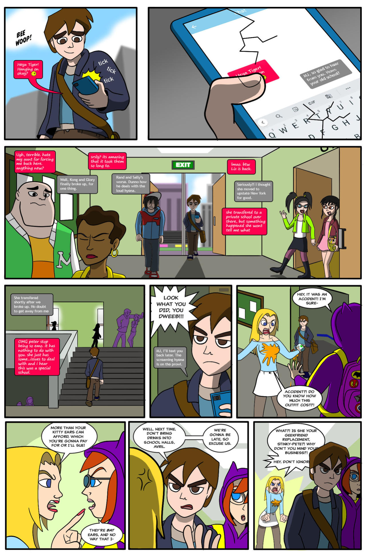 [AnTyep] Spider-Man and Batgirl (Ongoing) [Singular Page Edit]