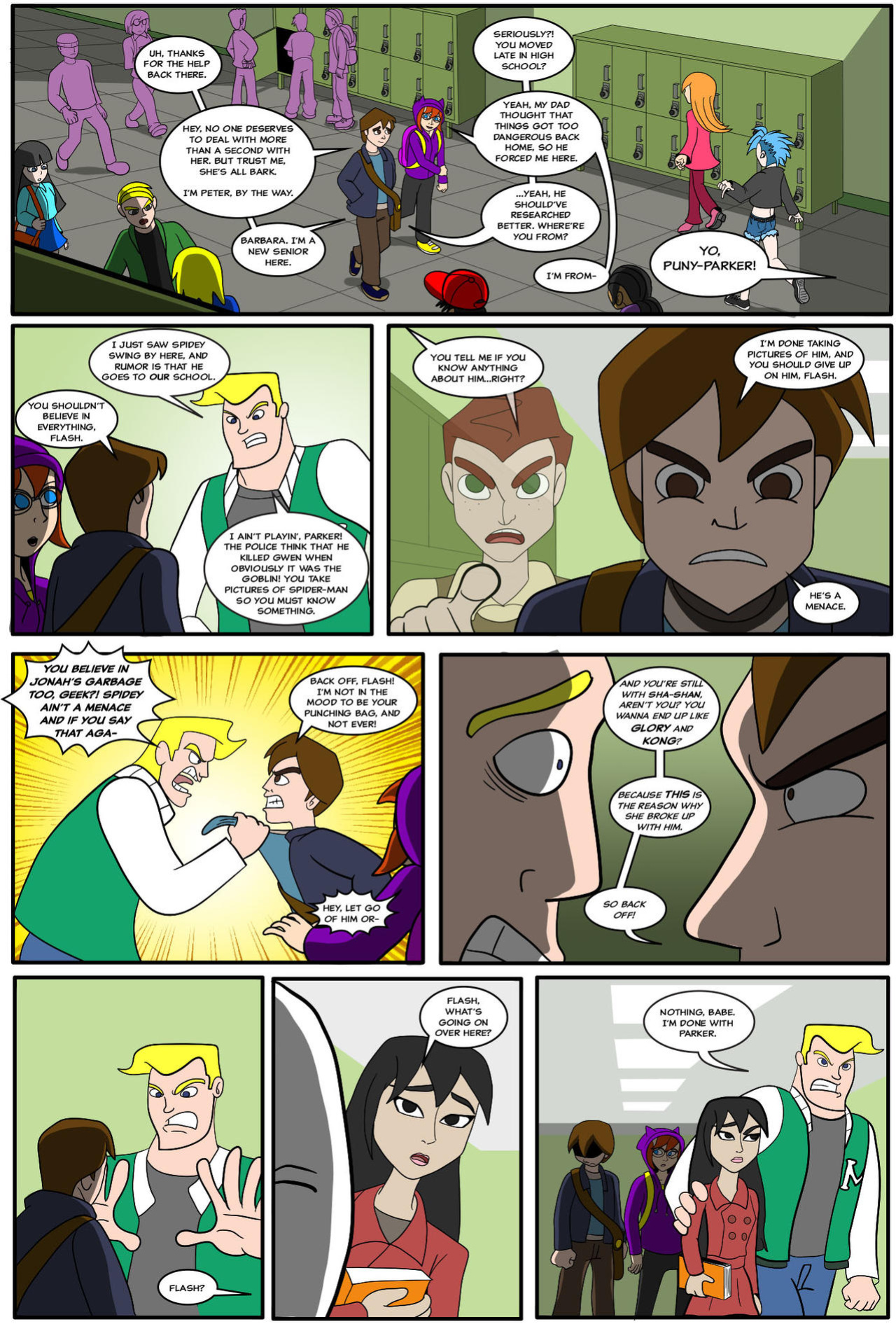 [AnTyep] Spider-Man and Batgirl (Ongoing) [Singular Page Edit]