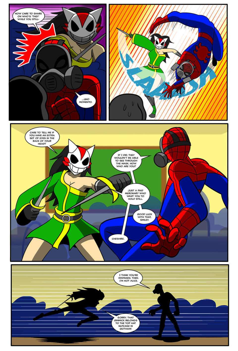 [AnTyep] Spider-Man and Batgirl (Ongoing) [Singular Page Edit]
