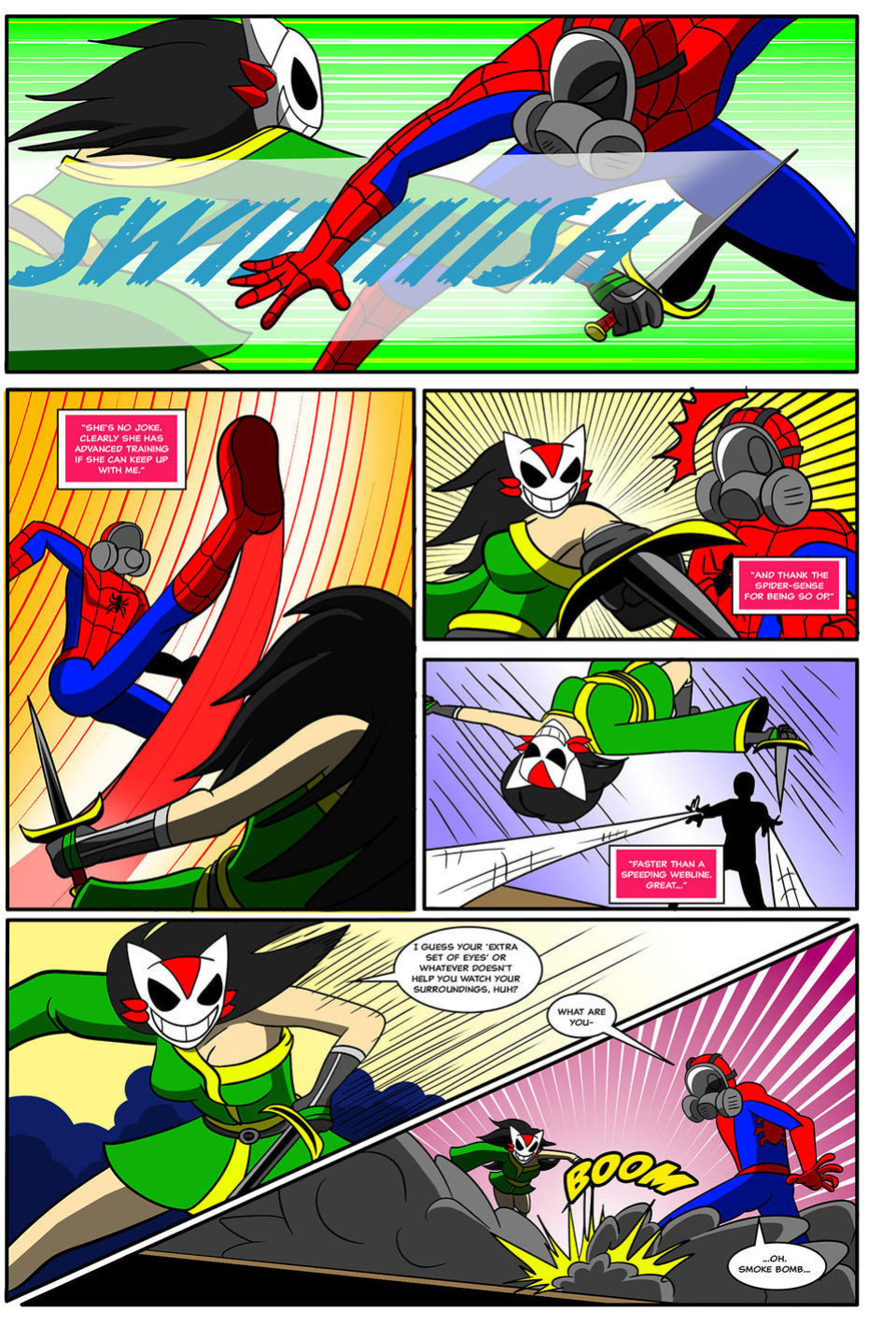 [AnTyep] Spider-Man and Batgirl (Ongoing) [Singular Page Edit]