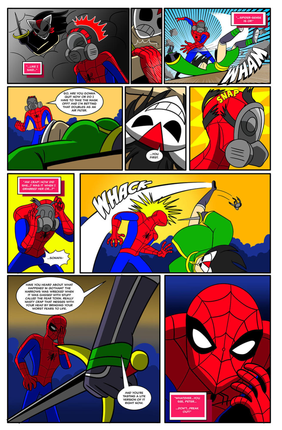 [AnTyep] Spider-Man and Batgirl (Ongoing) [Singular Page Edit]