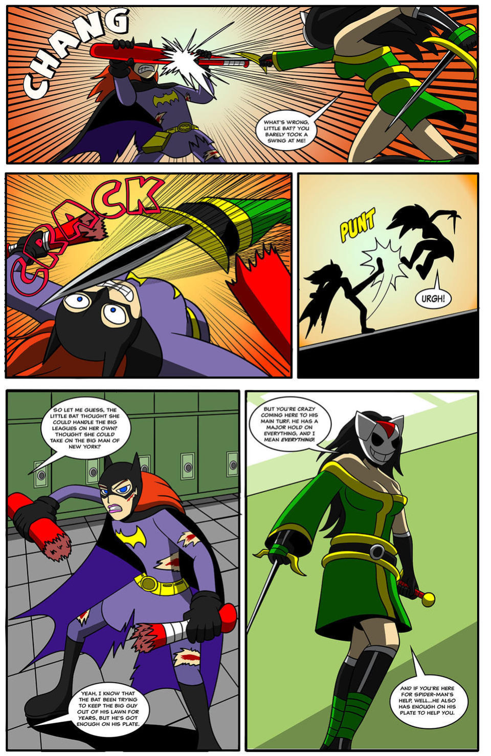 [AnTyep] Spider-Man and Batgirl (Ongoing) [Singular Page Edit]