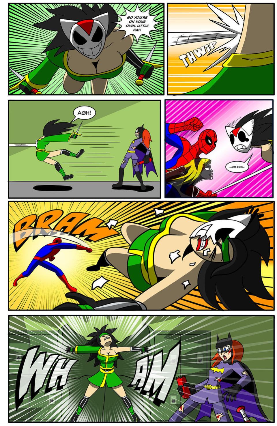 [AnTyep] Spider-Man and Batgirl (Ongoing) [Singular Page Edit]