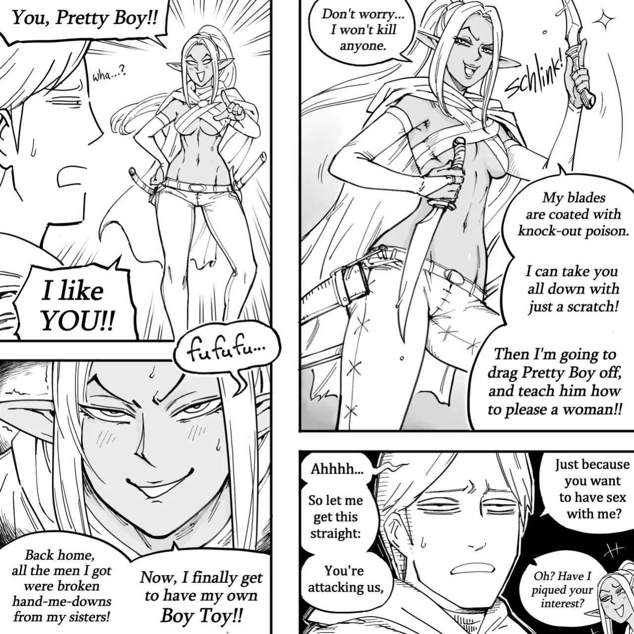 [BB (Baalbuddy)] My Dark Elf Stepsister Won't Leave Me Alone | ch.1-4 [ongoing]