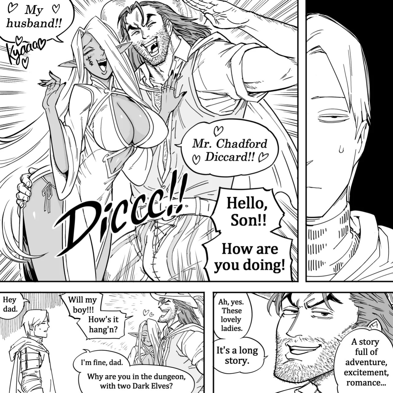 [BB (Baalbuddy)] My Dark Elf Stepsister Won't Leave Me Alone | ch.1-4 [ongoing]