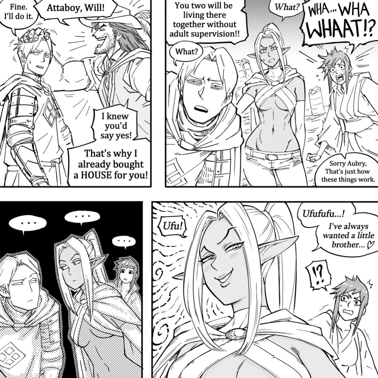 [BB (Baalbuddy)] My Dark Elf Stepsister Won't Leave Me Alone | ch.1-4 [ongoing]