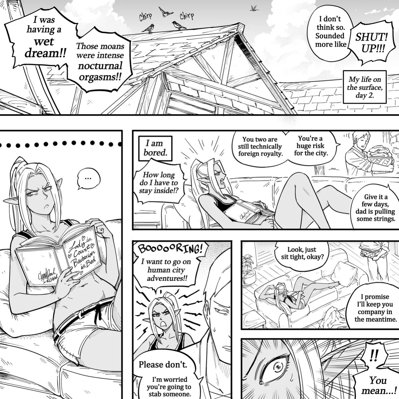 [BB (Baalbuddy)] My Dark Elf Stepsister Won't Leave Me Alone | ch.1-4 [ongoing]