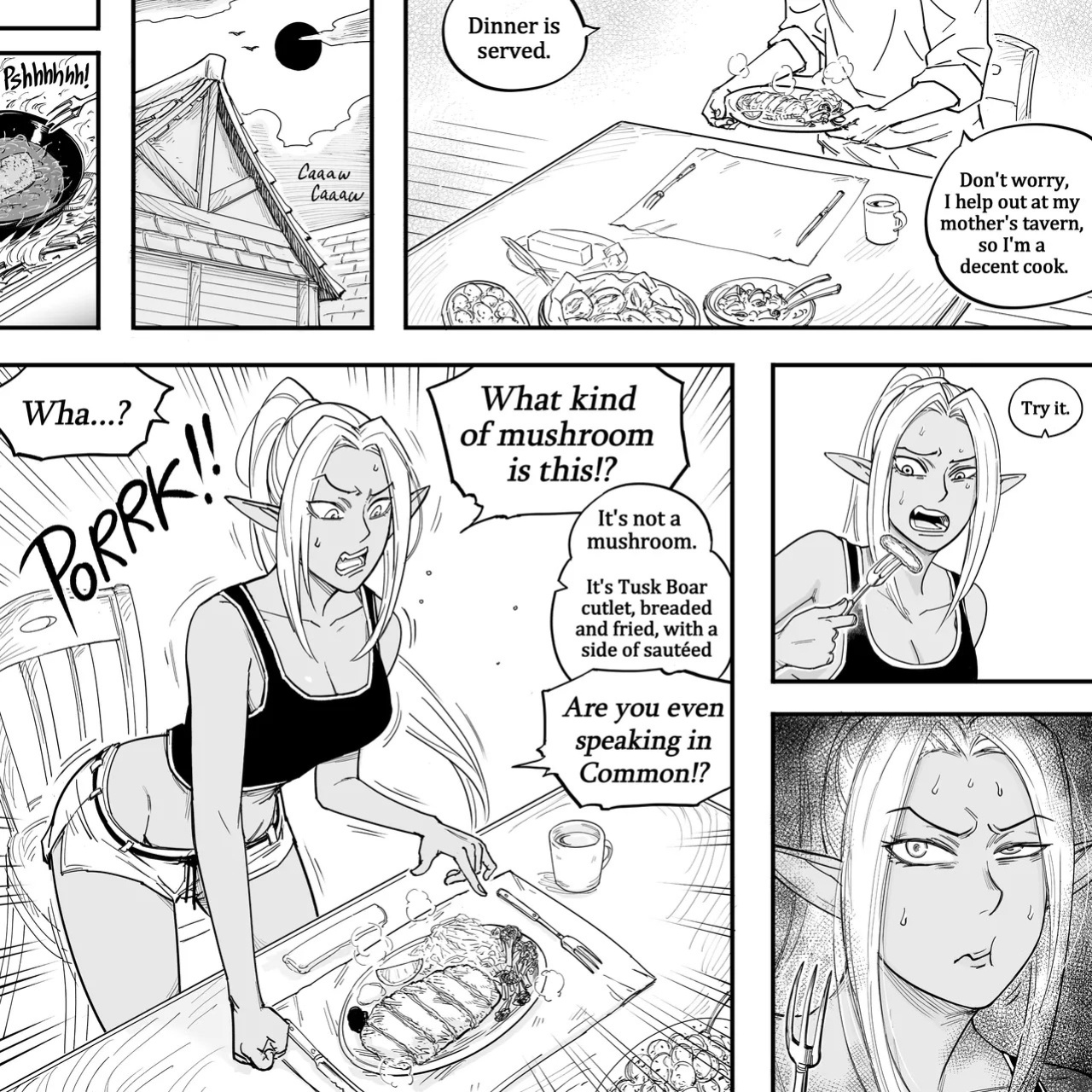 [BB (Baalbuddy)] My Dark Elf Stepsister Won't Leave Me Alone | ch.1-4 [ongoing]