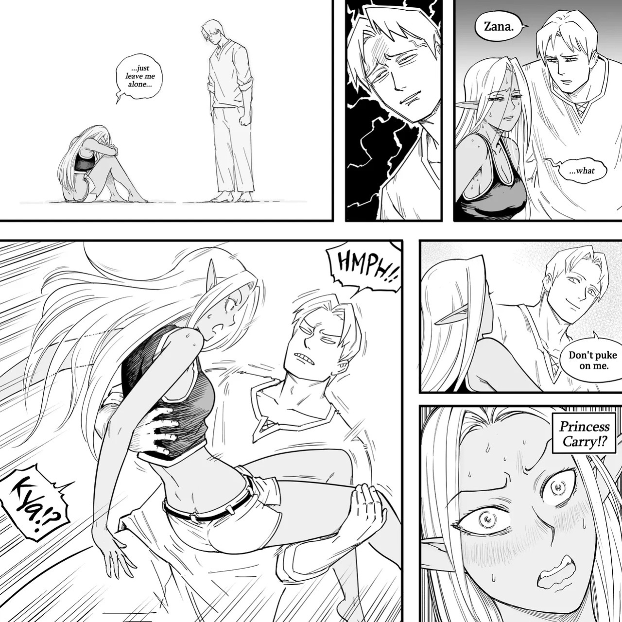 [BB (Baalbuddy)] My Dark Elf Stepsister Won't Leave Me Alone | ch.1-4 [ongoing]