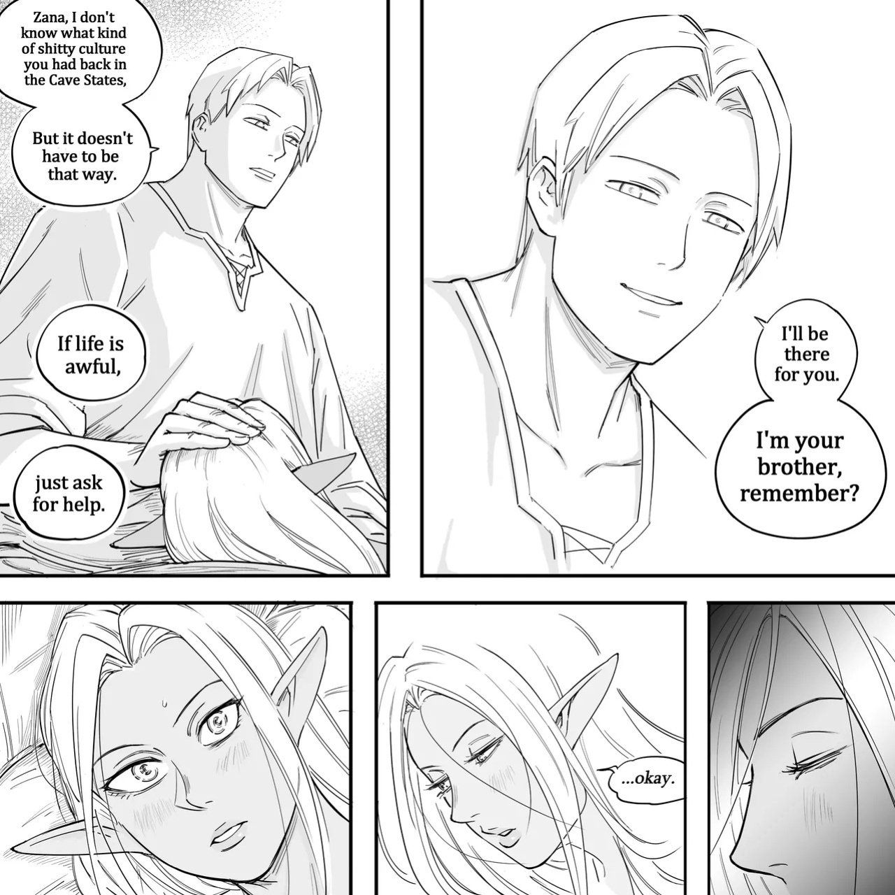 [BB (Baalbuddy)] My Dark Elf Stepsister Won't Leave Me Alone | ch.1-4 [ongoing]