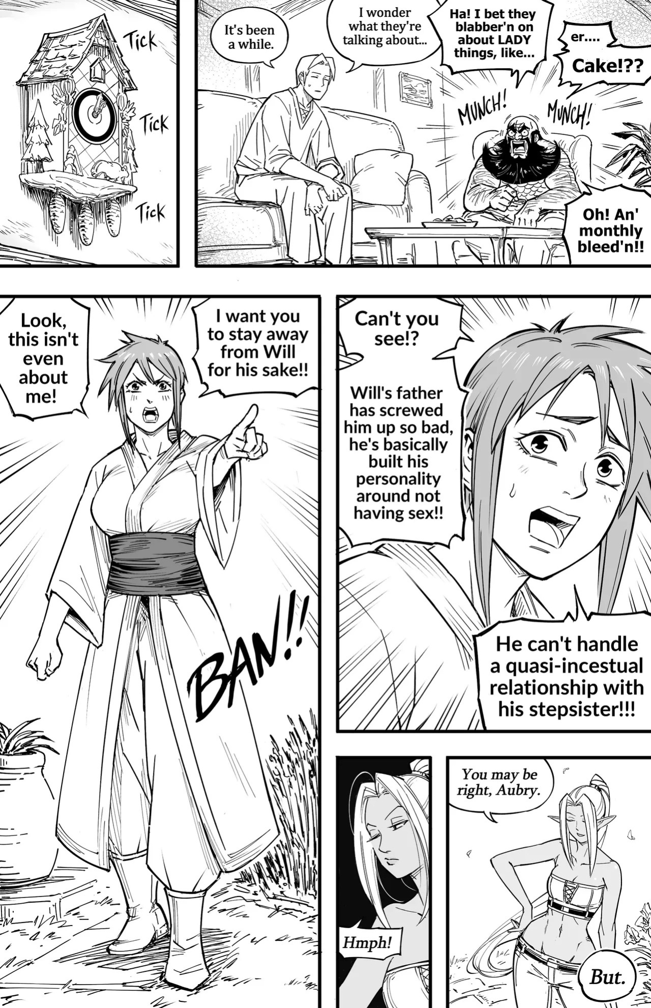 [BB (Baalbuddy)] My Dark Elf Stepsister Won't Leave Me Alone | ch.1-4 [ongoing]