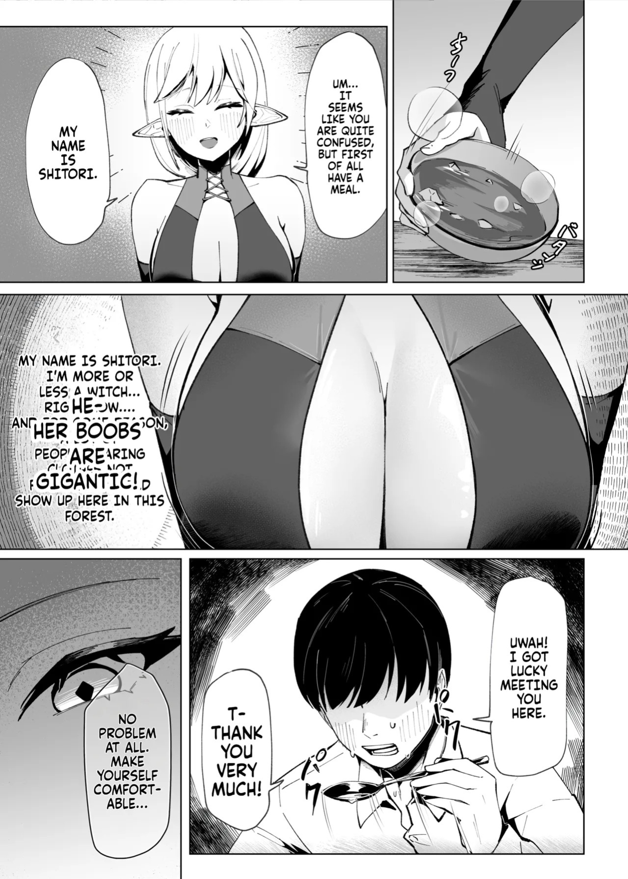 [POTATO BOMB (Chochomi)] Isekai Tensei shitara Seiyoku MAX Majo ni Osoware Doutei Sotsugyou Shichaimashita | When I reincarnated in another world I got attacked... by a max horny witch and lost my virginity! [English] [FallenGames] [Digital]