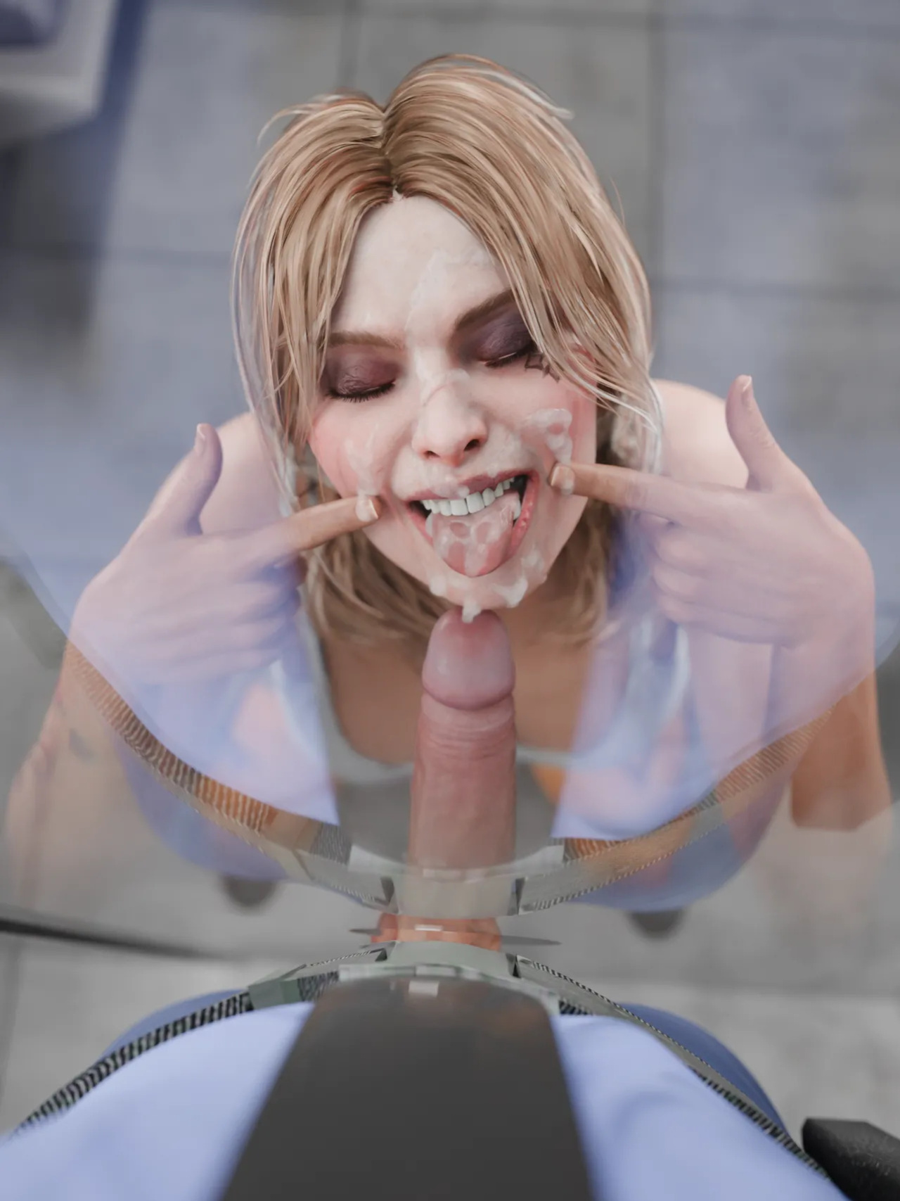 [Quick E] Arkham Asylum Glory Hole (Prisoner Outfit)