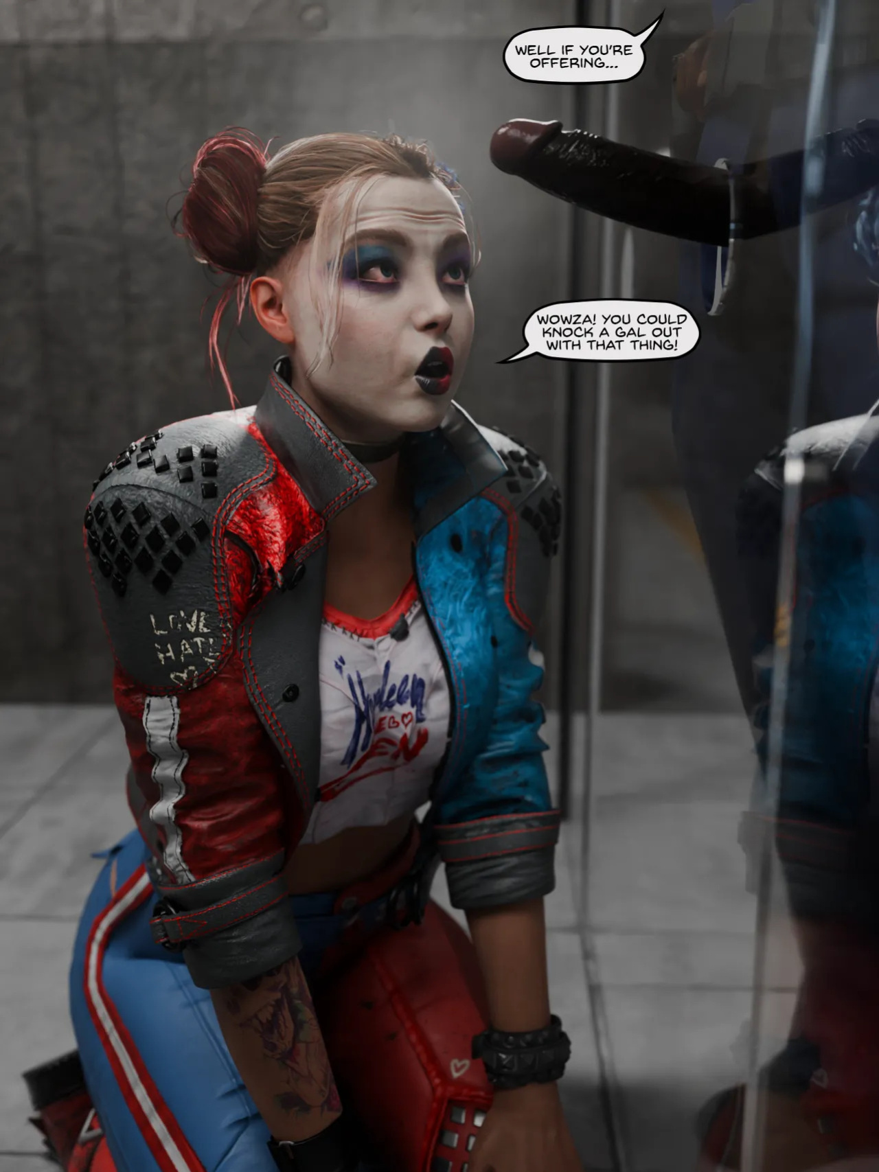 [Quick E] Arkham Asylum Glory Hole (Metallica Outfit)