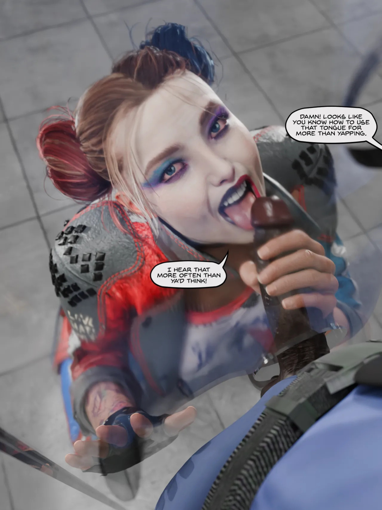 [Quick E] Arkham Asylum Glory Hole (Metallica Outfit)