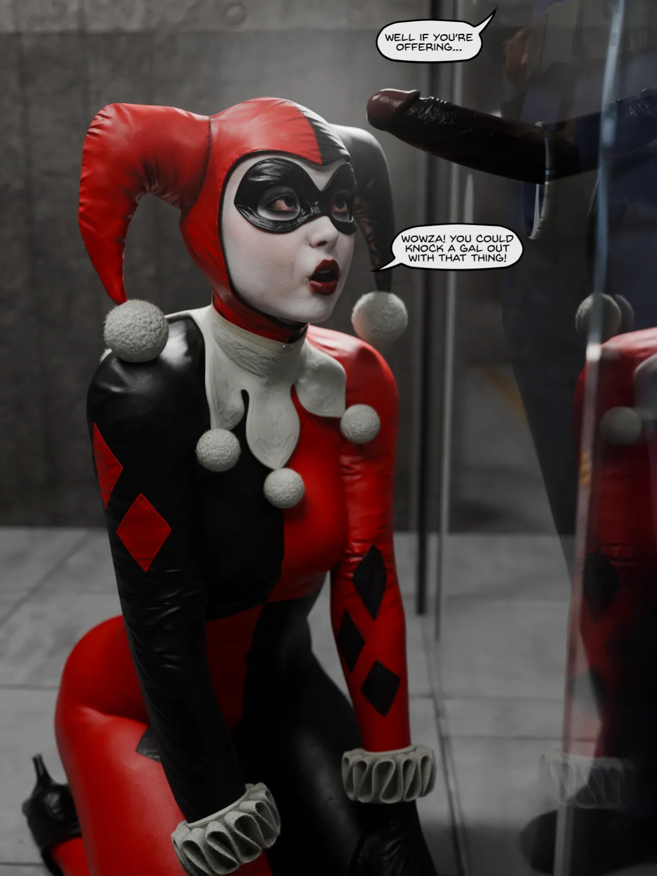 [Quick E] Arkham Asylum Glory Hole (Classic Outfit)