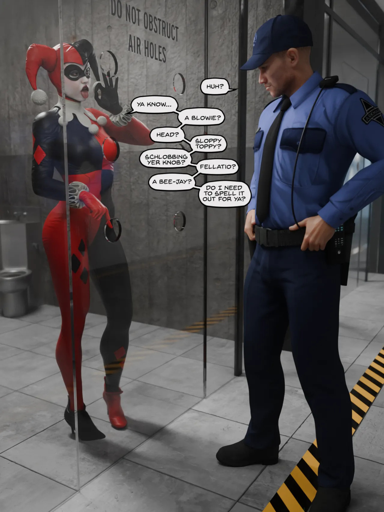 [Quick E] Arkham Asylum Glory Hole (Classic Outfit)