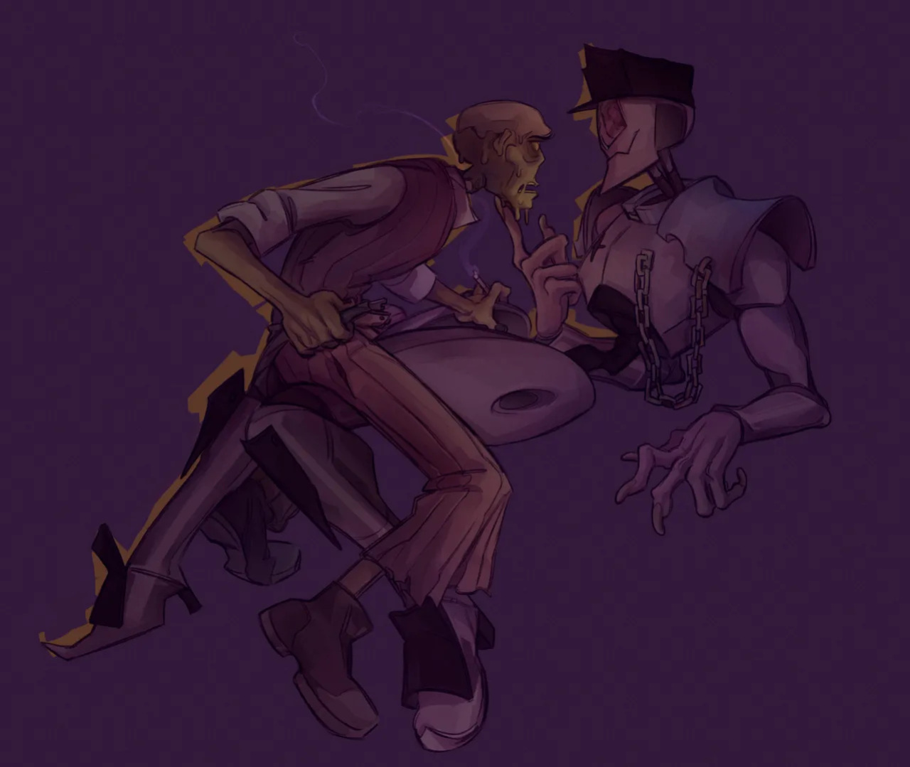 The Gaslight District fan art by drakurulover [English + Russian]