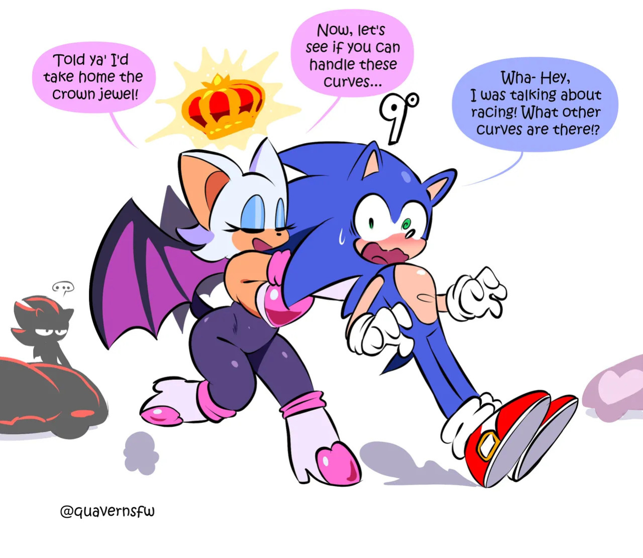 [QuaverNSFW] Sonouge (Sonic x Rouge)