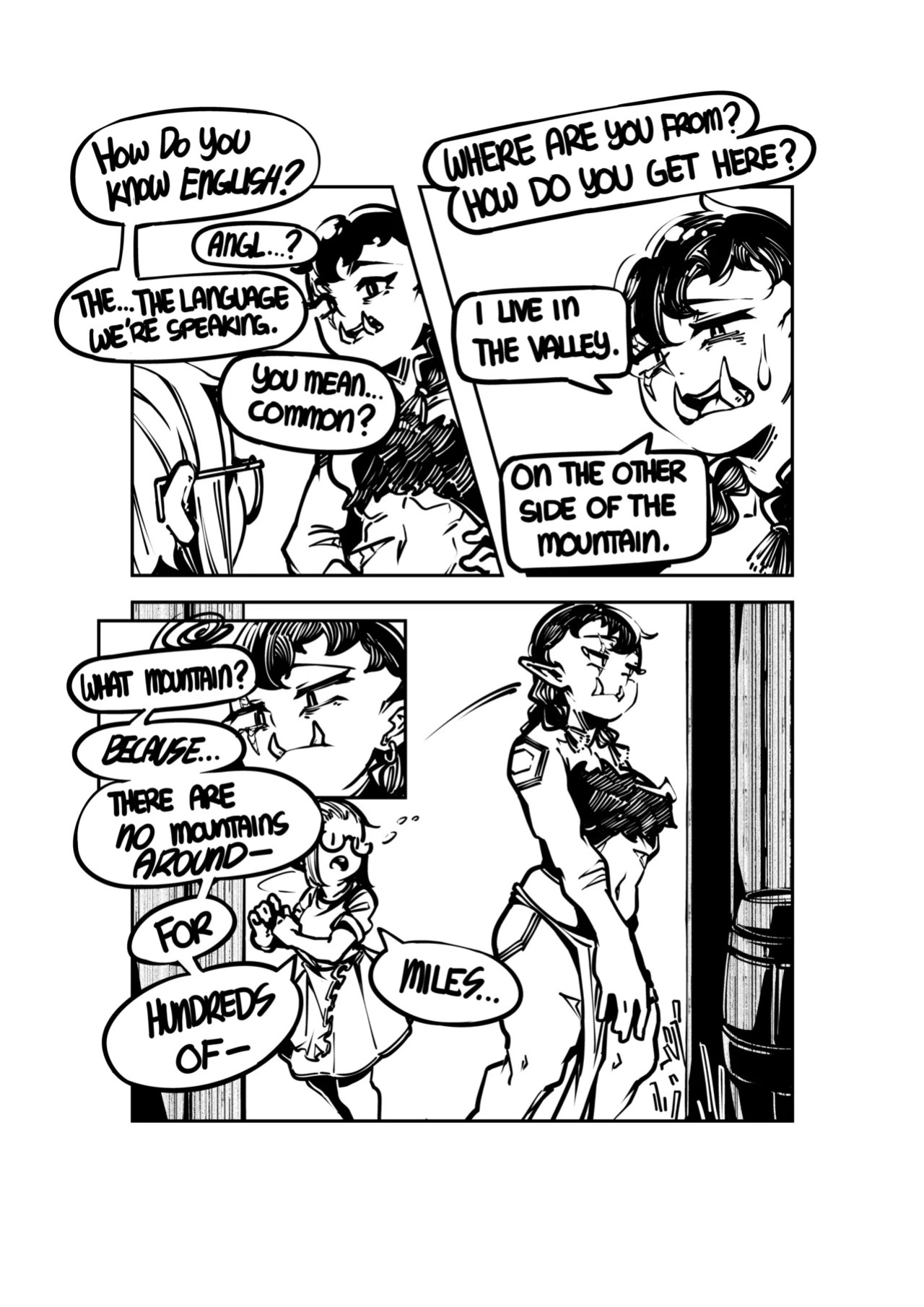 [Pencilnote] Miss Cannery's Houseguest (OCs) [Ongoing] [ENG]