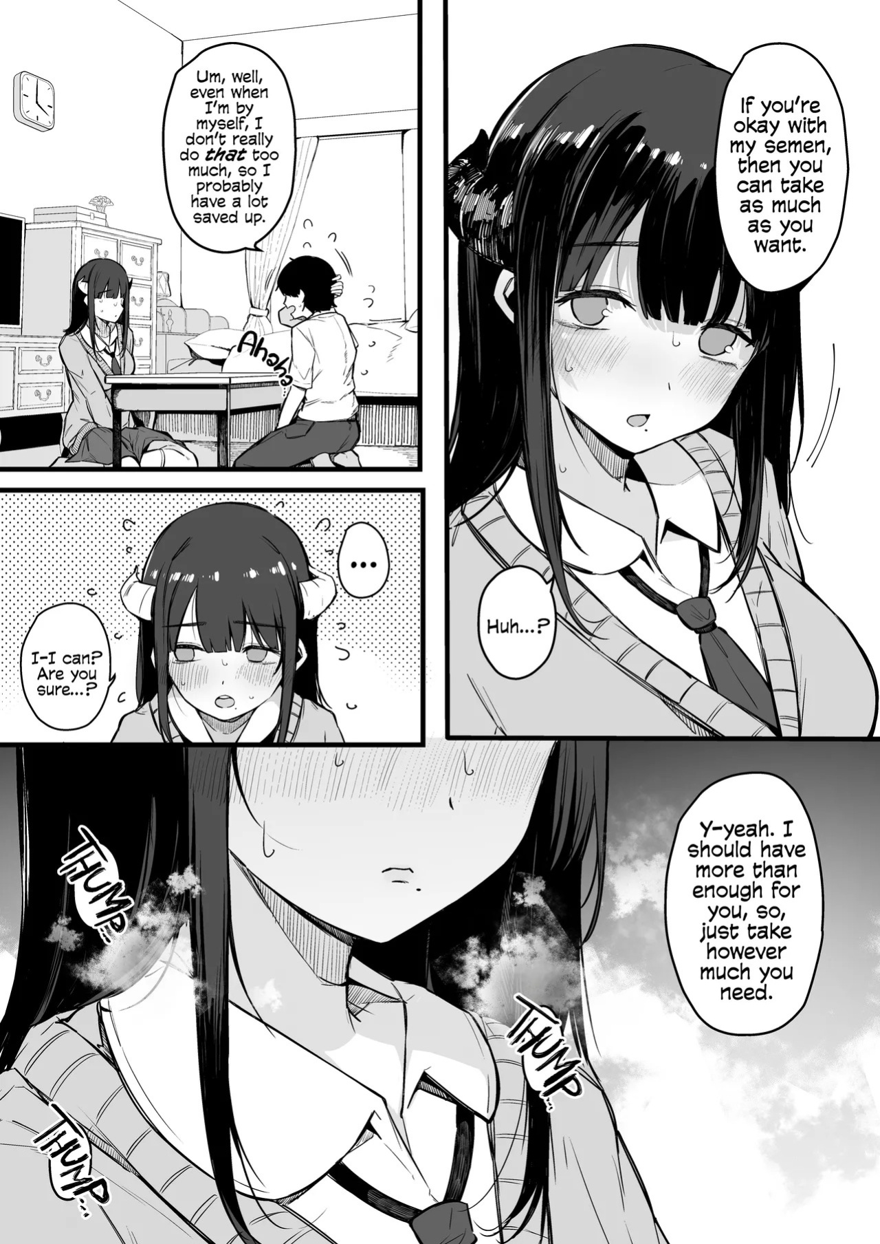 [Blossom Sphere (Sakurayu Hal)] From That Day On, The Plain Looking Succubus Tried Her Hardest TO Drain My Cum | Sono Hi kara Boku wa, Class no Jimime na Inma ni Hitasura Seieki o Shiboritorareru. [English] [Cookie Cruncher] [Digital]