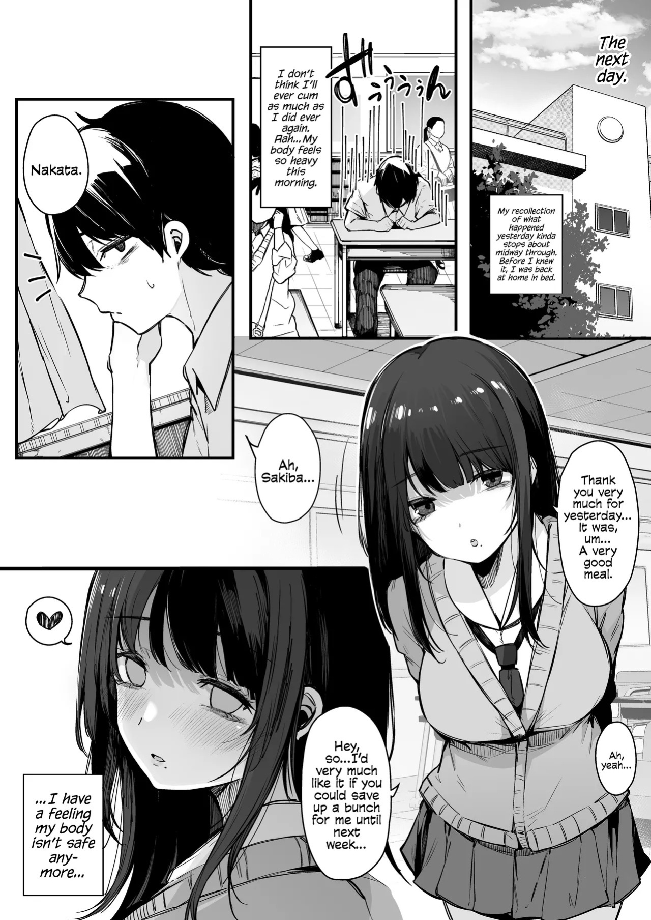 [Blossom Sphere (Sakurayu Hal)] From That Day On, The Plain Looking Succubus Tried Her Hardest TO Drain My Cum | Sono Hi kara Boku wa, Class no Jimime na Inma ni Hitasura Seieki o Shiboritorareru. [English] [Cookie Cruncher] [Digital]
