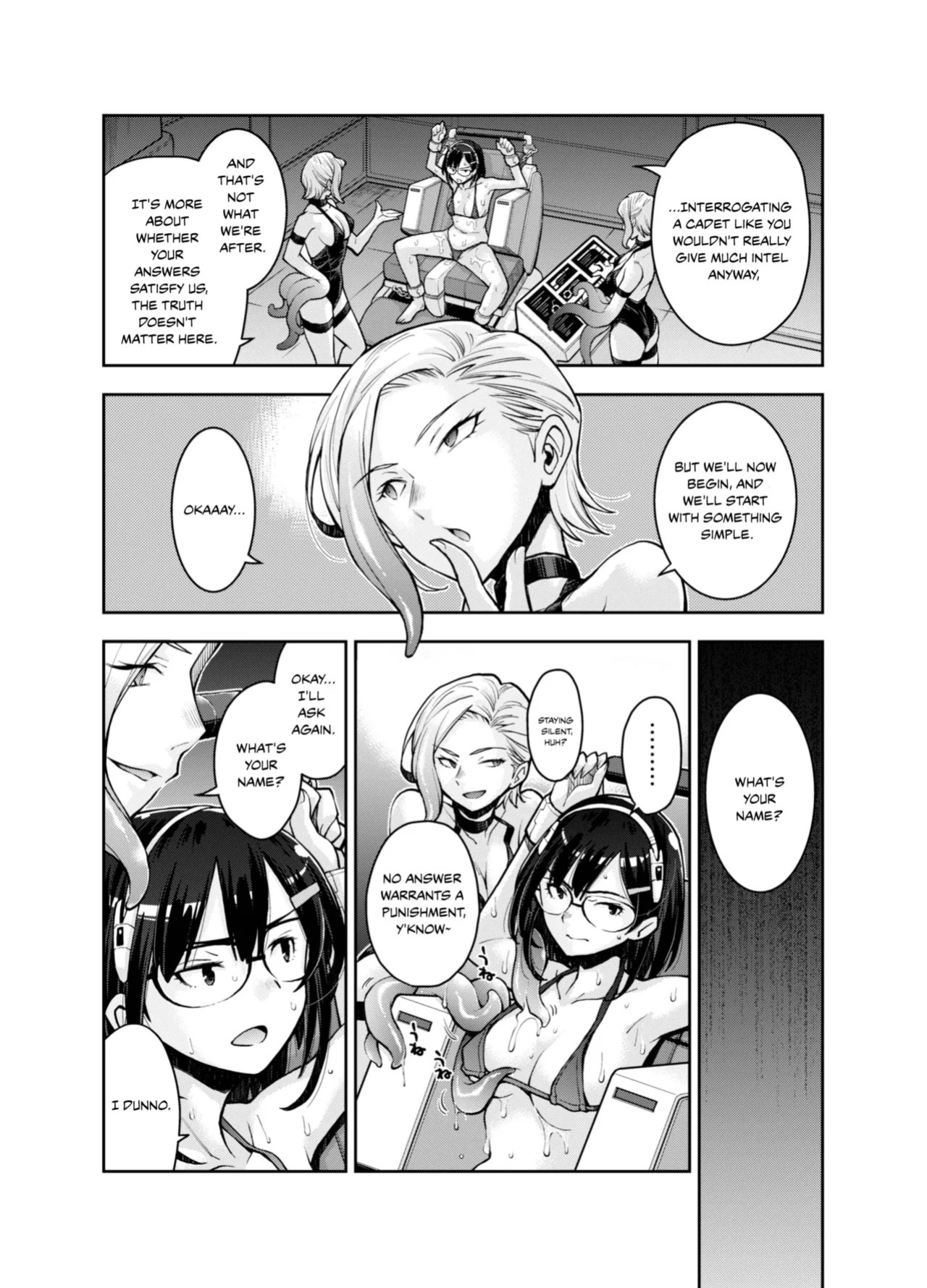 [Ryoumoto Hatsumi] [DEEP SPACE EIGHT] The Captured Space Police Cadet Falls to the Twin Tentacle Monster's Lesbian Interrogation [English] [Your Deer Friends Black]