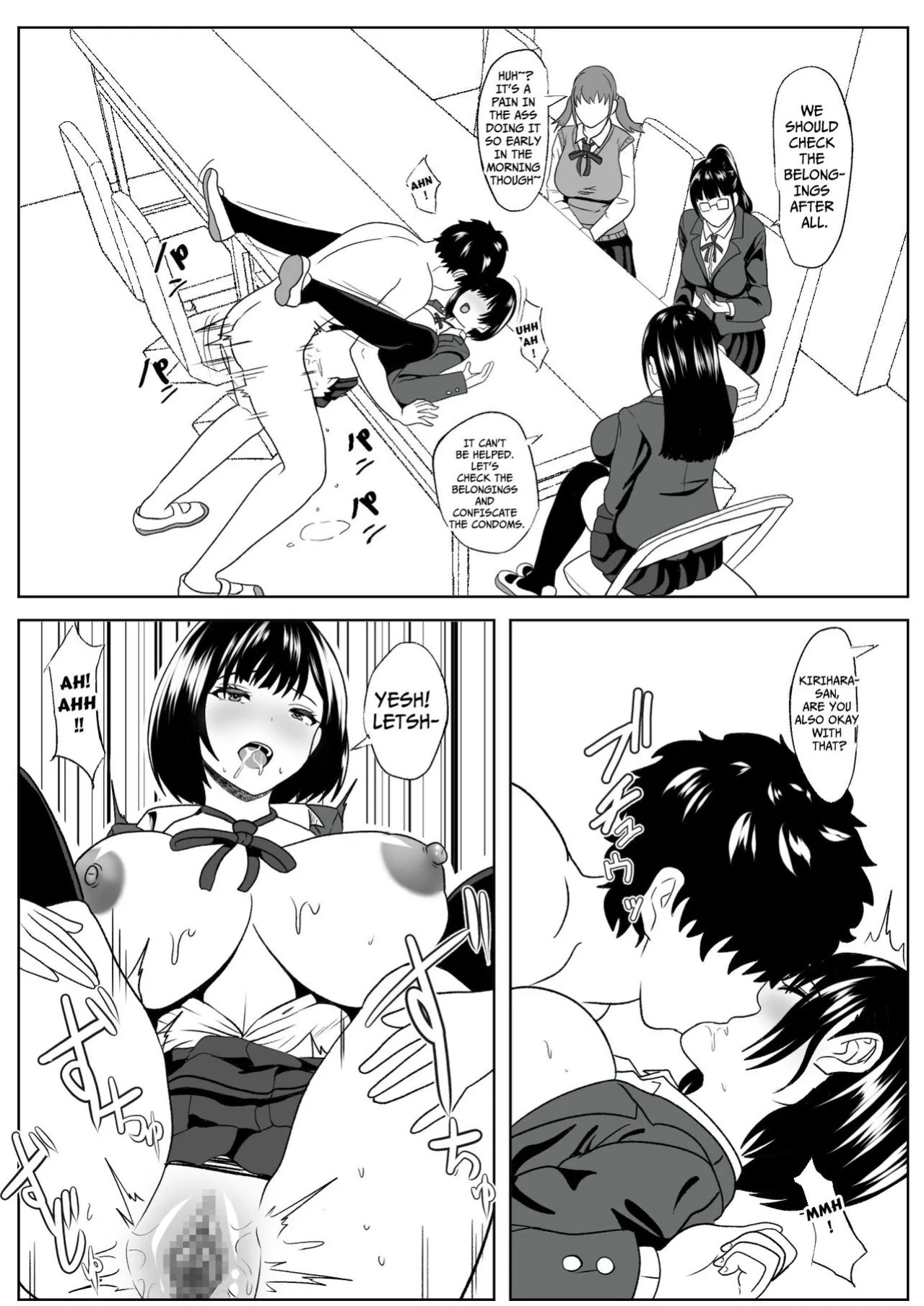 [Kemusi no Bansan Kai] -Kankaku Shoushitsu- Kanojo wa Okasareterukoto ni Ki ga Tsukanai | Cognition Rewrite ~she doesn't even realize~ [English] [Kataku]