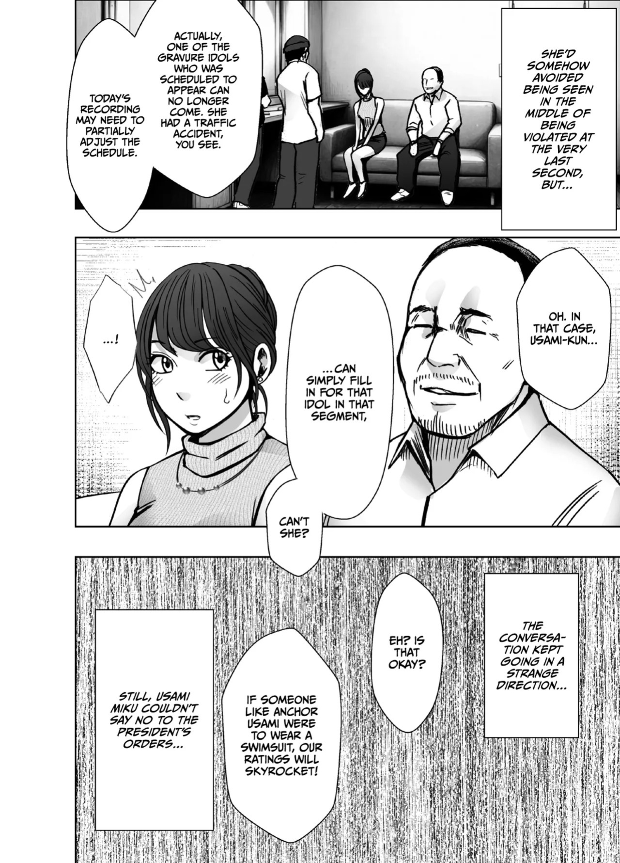 [Crimson] Namaiki na Joshi Announcer ga Kakushita AD ni Wakaraserareru made 3 [English] [CulturedCommissions]