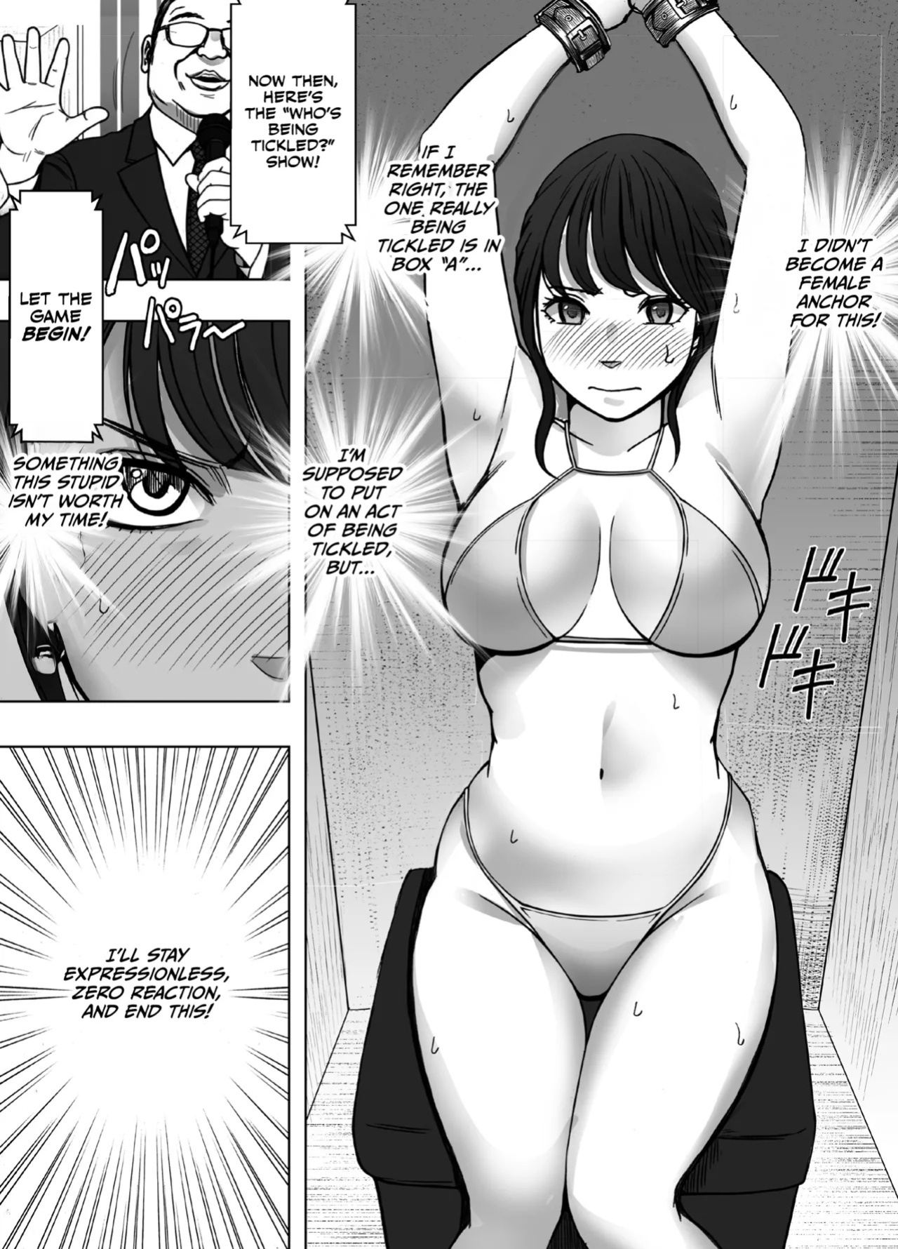 [Crimson] Namaiki na Joshi Announcer ga Kakushita AD ni Wakaraserareru made 3 [English] [CulturedCommissions]