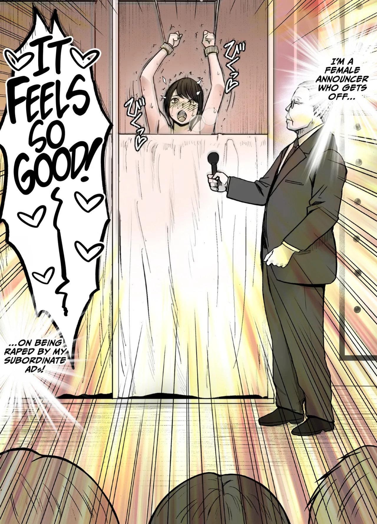 [Crimson] Namaiki na Joshi Announcer ga Kakushita AD ni Wakaraserareru made 3 [English] [CulturedCommissions]