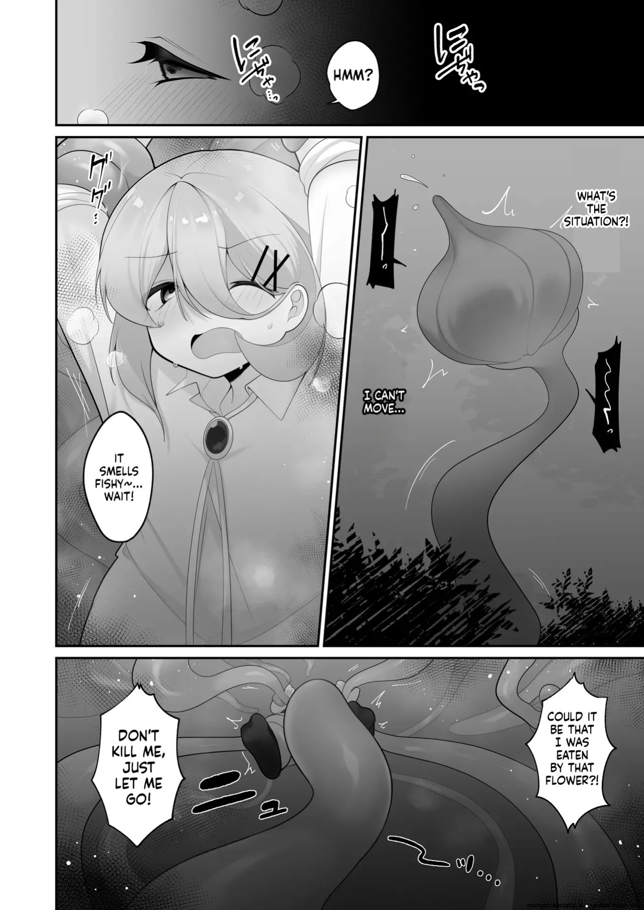 [Me no Kataki (Akinashi Koyomi)] Jishou Tensai Shoujo, Ero Trap Dungeon ni Idomu ~Sugureta Zunou to Boudai na Maryoku to Saikyou no Omamori de Musou Shimasu~ [English] [SCANMTL]