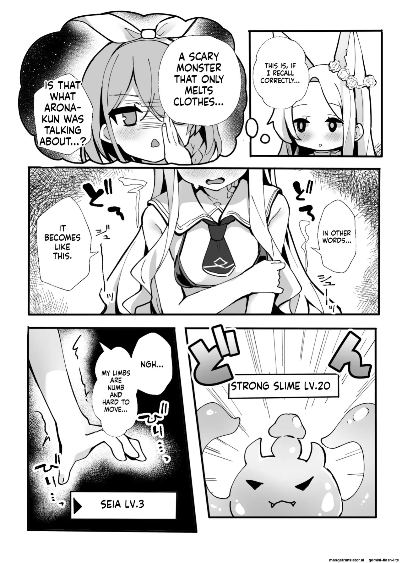 [TrinkeT (Karaage3)] Zako Mob Taoshite Leveling Shitakatta dake nanda ga... (Blue Archive) [English] [SCANMTL] [Digital]
