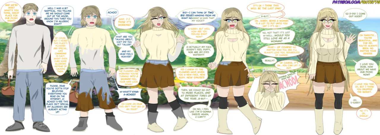 QuteyTG's Gender-Bending Art & Sequences