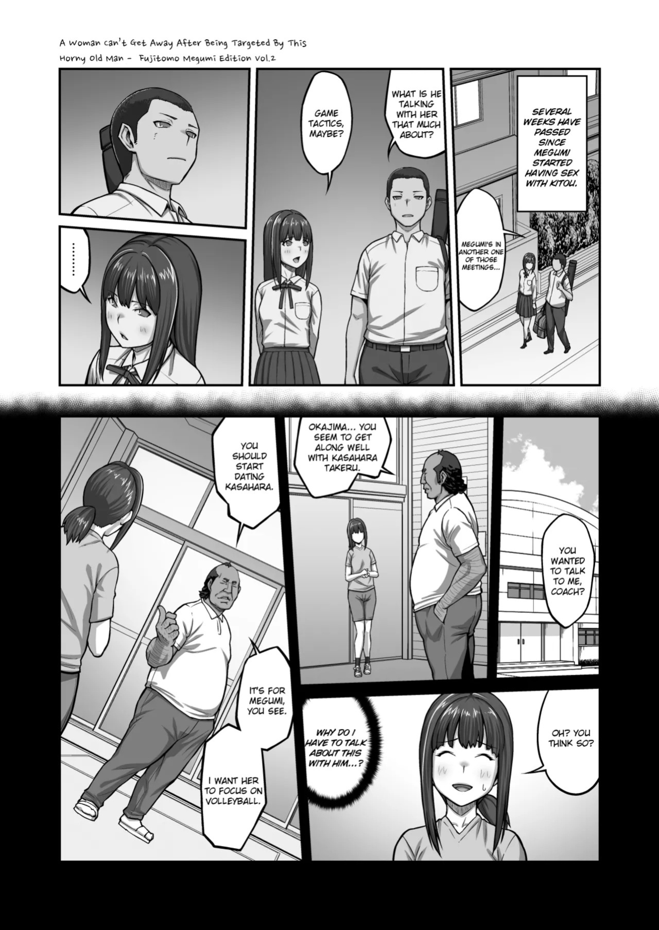 [ClimbCrown] Nakadashi Oji-san ni Nerawareta Mesu wa Nigeru Koto ga Dekinai ~Fujitomo Megumi Hen 2~ | A Woman Can't Get Away After Being Targeted By This Horny Old Man - Fujitomo Megumi Edition Vol.2 [English] =White Symphony= [Digital]