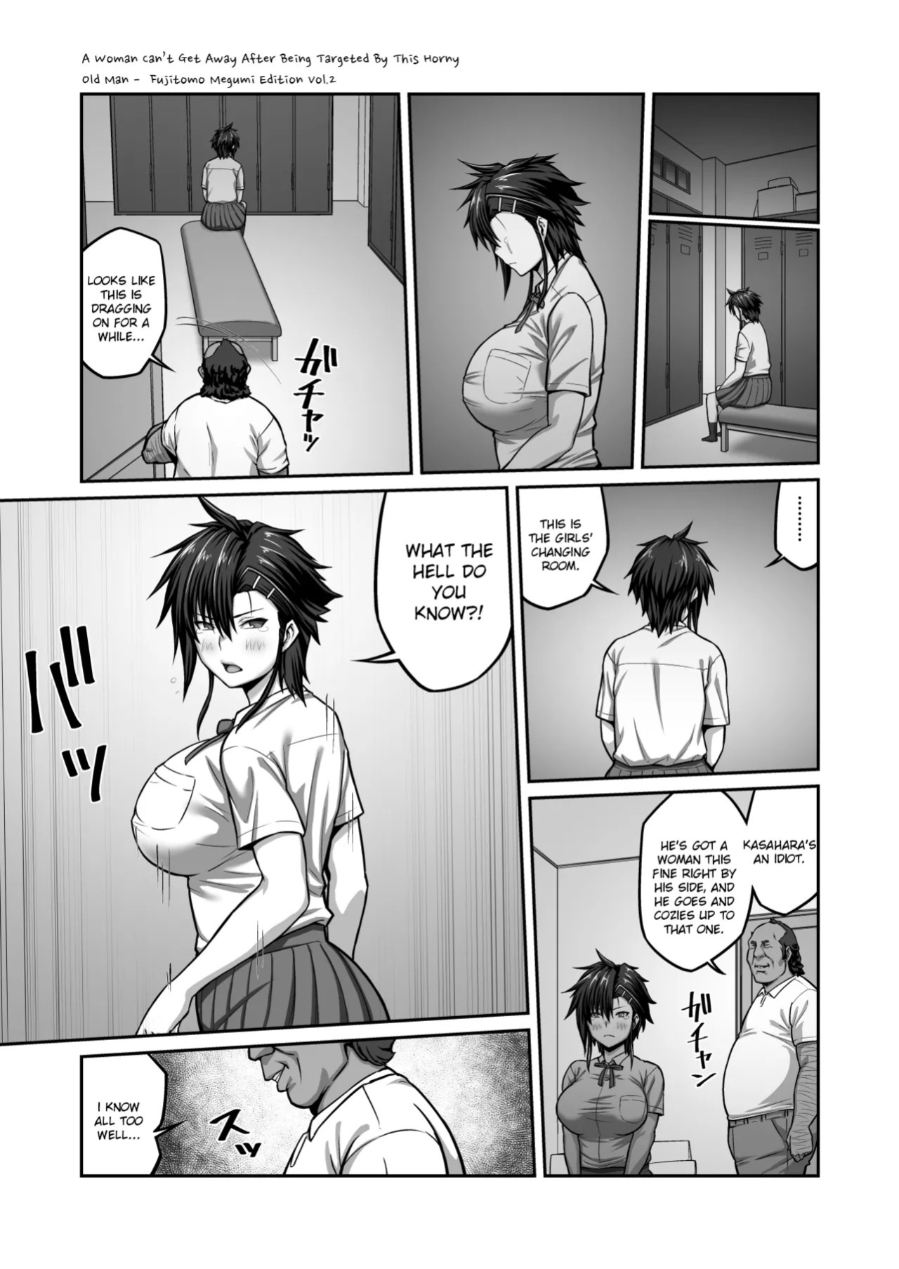 [ClimbCrown] Nakadashi Oji-san ni Nerawareta Mesu wa Nigeru Koto ga Dekinai ~Fujitomo Megumi Hen 2~ | A Woman Can't Get Away After Being Targeted By This Horny Old Man - Fujitomo Megumi Edition Vol.2 [English] =White Symphony= [Digital]