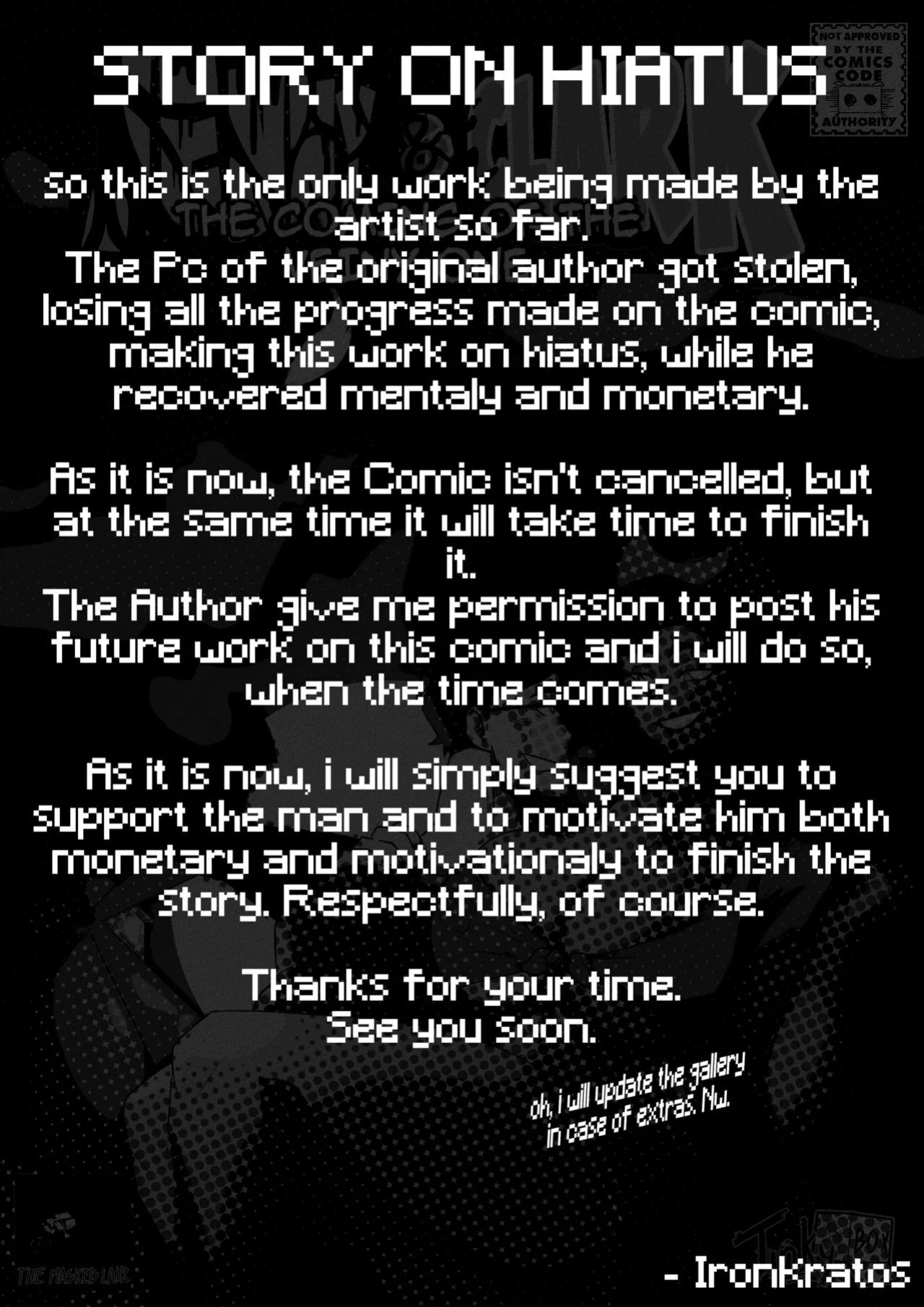[Tinkybox] Jenny & Clark: My Sexual Adventures with Superman (Superman & Hulk) (HIATUS) (English)