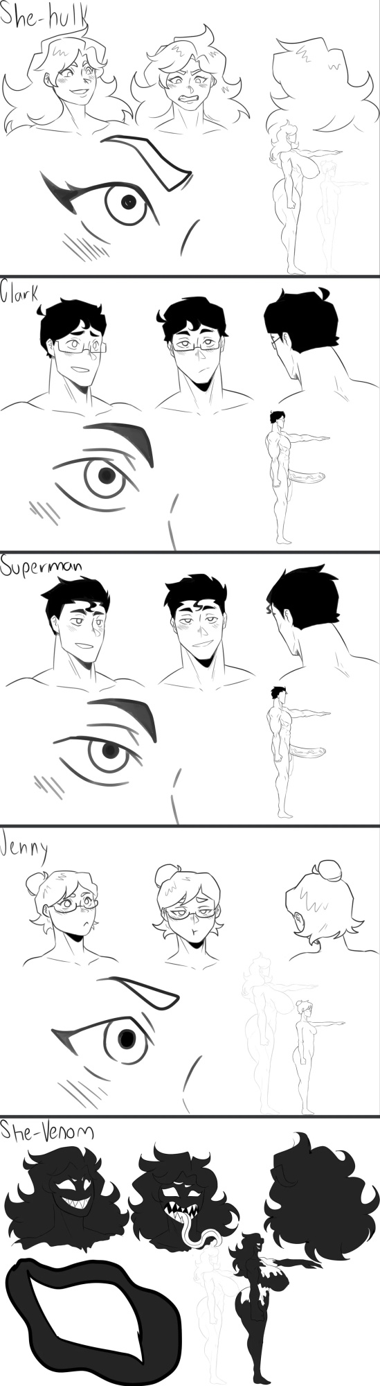 [Tinkybox] Jenny & Clark: My Sexual Adventures with Superman (Superman & Hulk) (HIATUS) (English)