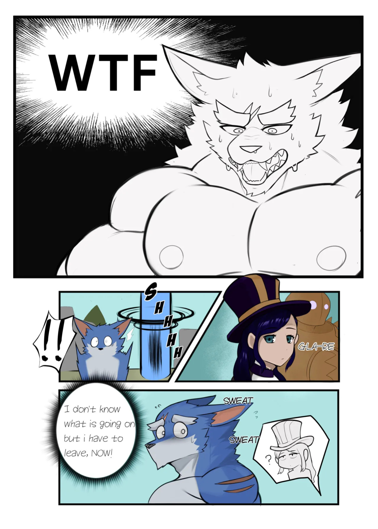 [Manyu] Sticky Trap [Eng] {Colorized}