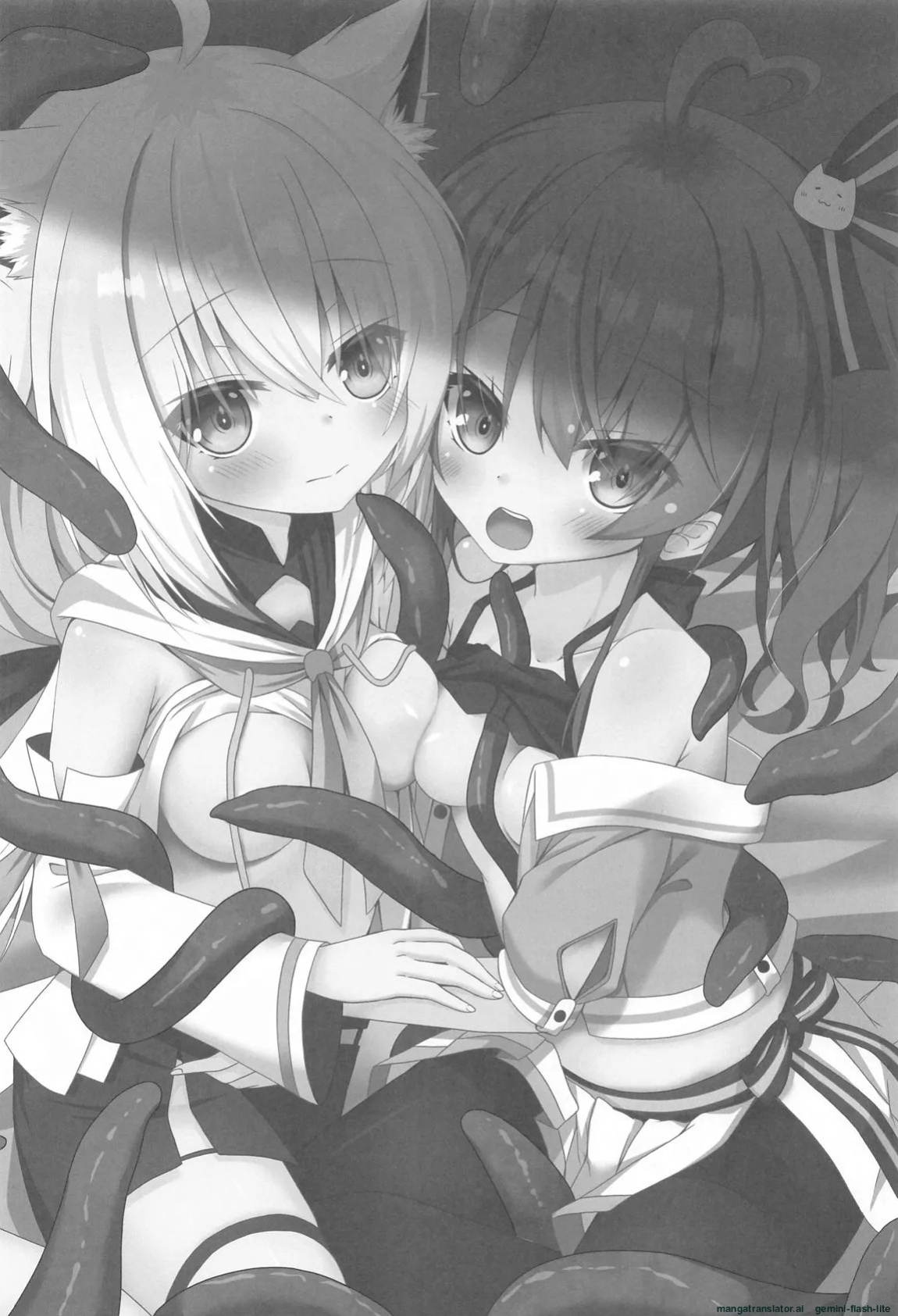 (C102) [Neko Daifuku (Nekono Shiro)] Seiso to Shokushu to Kitsune (Natsuiro Matsuri, Shirakami Fubuki) [English] [SCANMTL]