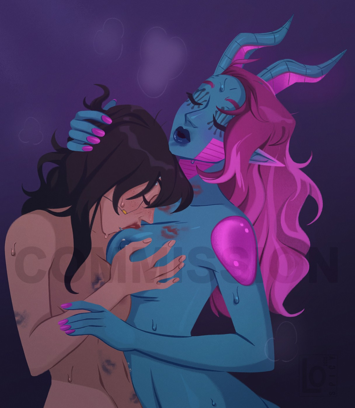 [various] Livia the Netrunner & Veliya the Chymlaxi (Xenosexual)