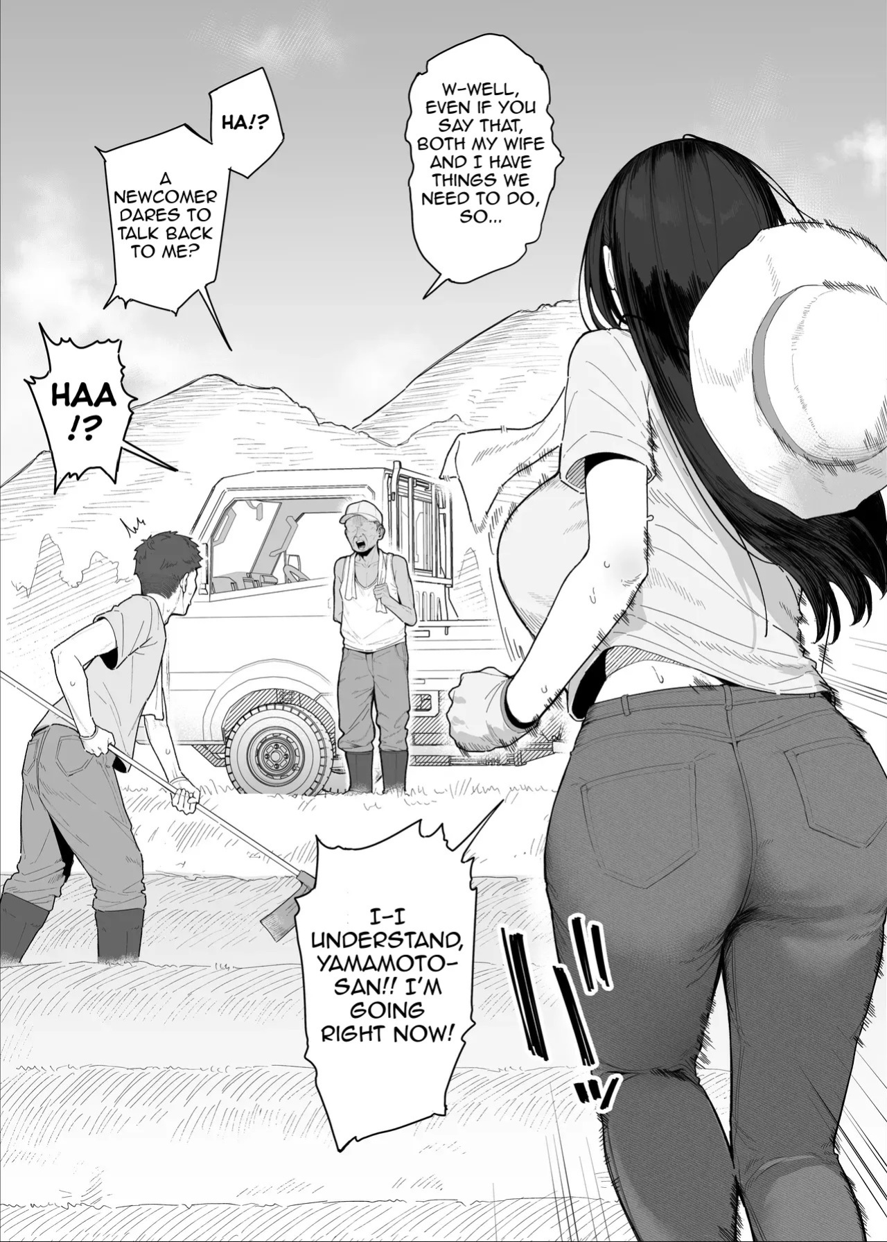 [Almondman] Yobai Fuushuu no Aru Mura ni Ijuu Shite Shimatta Fuufu 2 [English]