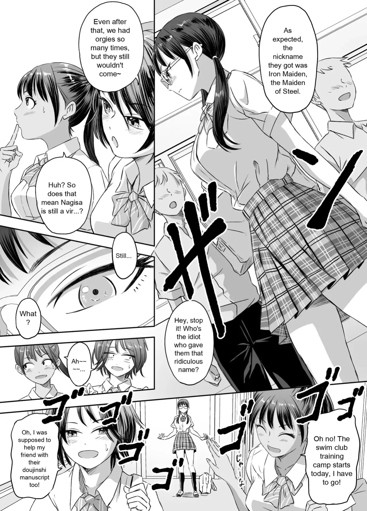 [Meganeko] Joshi Kousei ni Natta Mama Tanoshimu Gakuen Seikatsu | Enjoying School Life While Remaining a High School Girl [English]