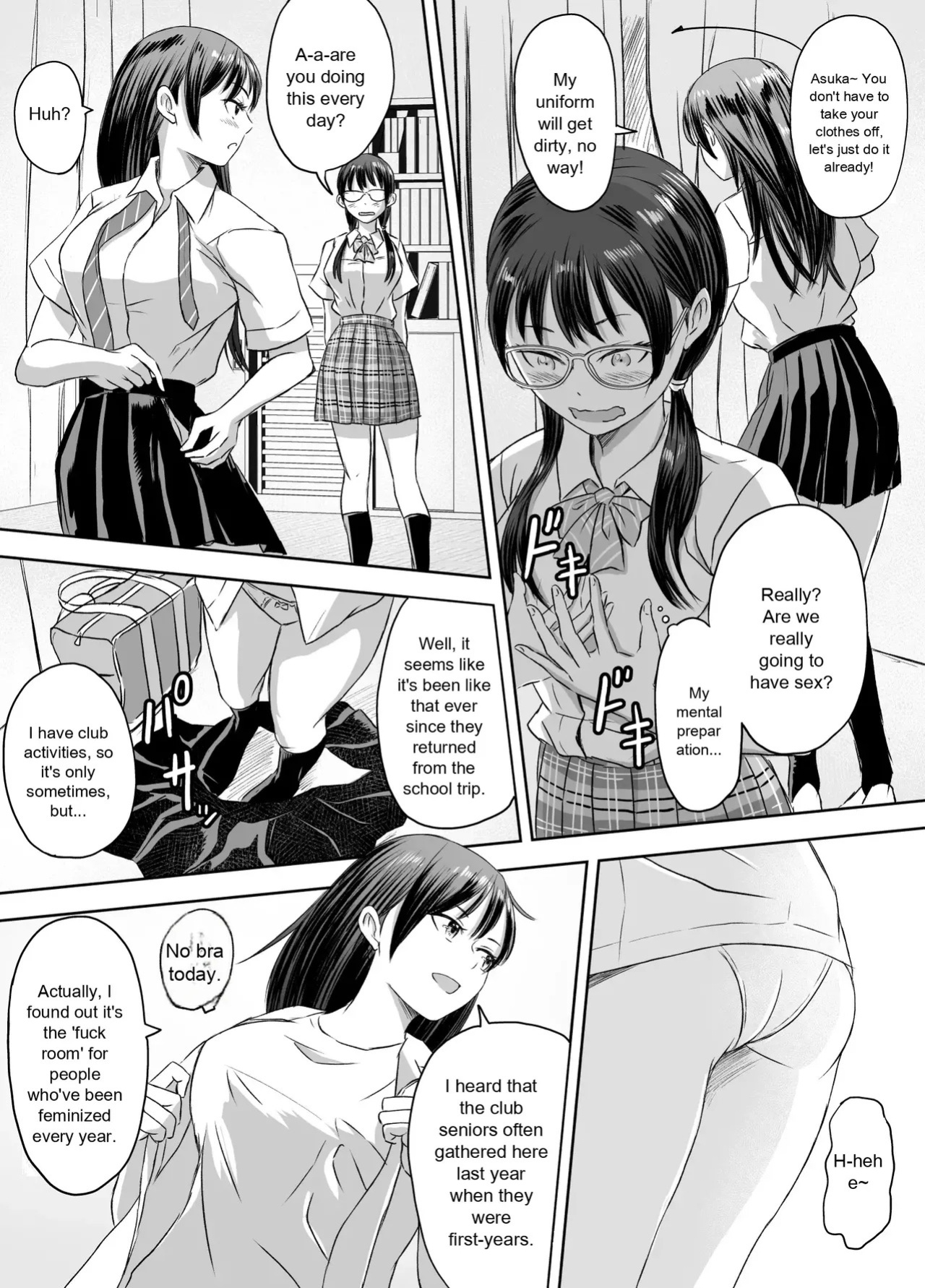 [Meganeko] Joshi Kousei ni Natta Mama Tanoshimu Gakuen Seikatsu | Enjoying School Life While Remaining a High School Girl [English]