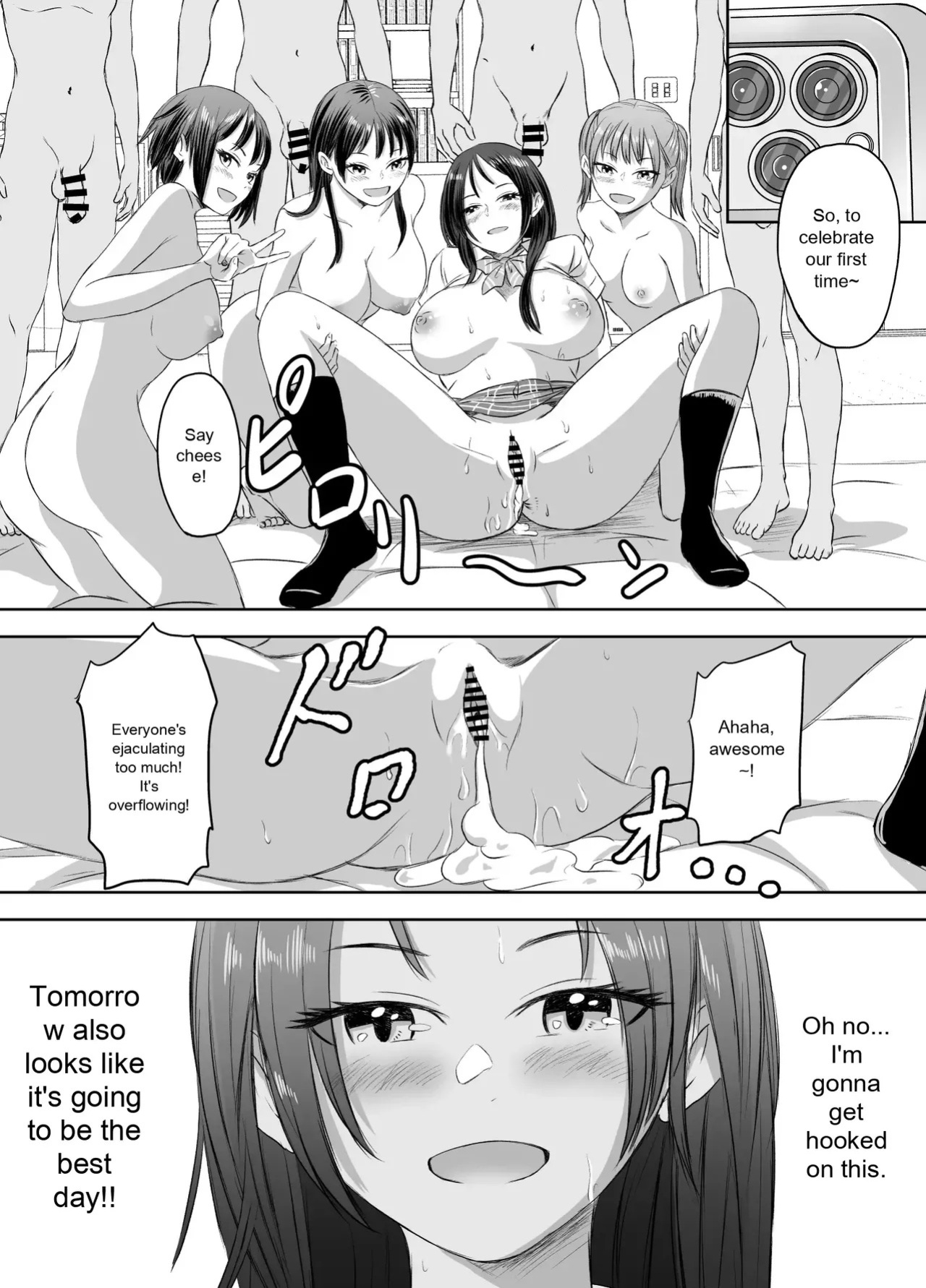 [Meganeko] Joshi Kousei ni Natta Mama Tanoshimu Gakuen Seikatsu | Enjoying School Life While Remaining a High School Girl [English]