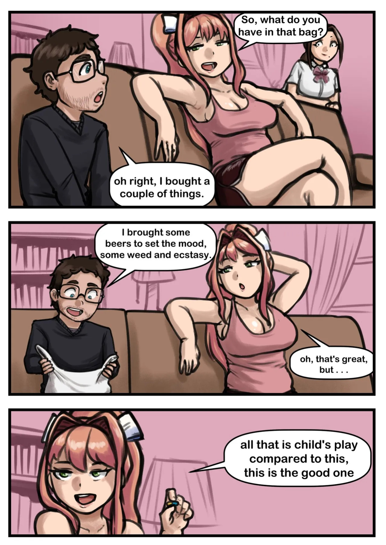 [Oni Senpai Art] Gender Change Party