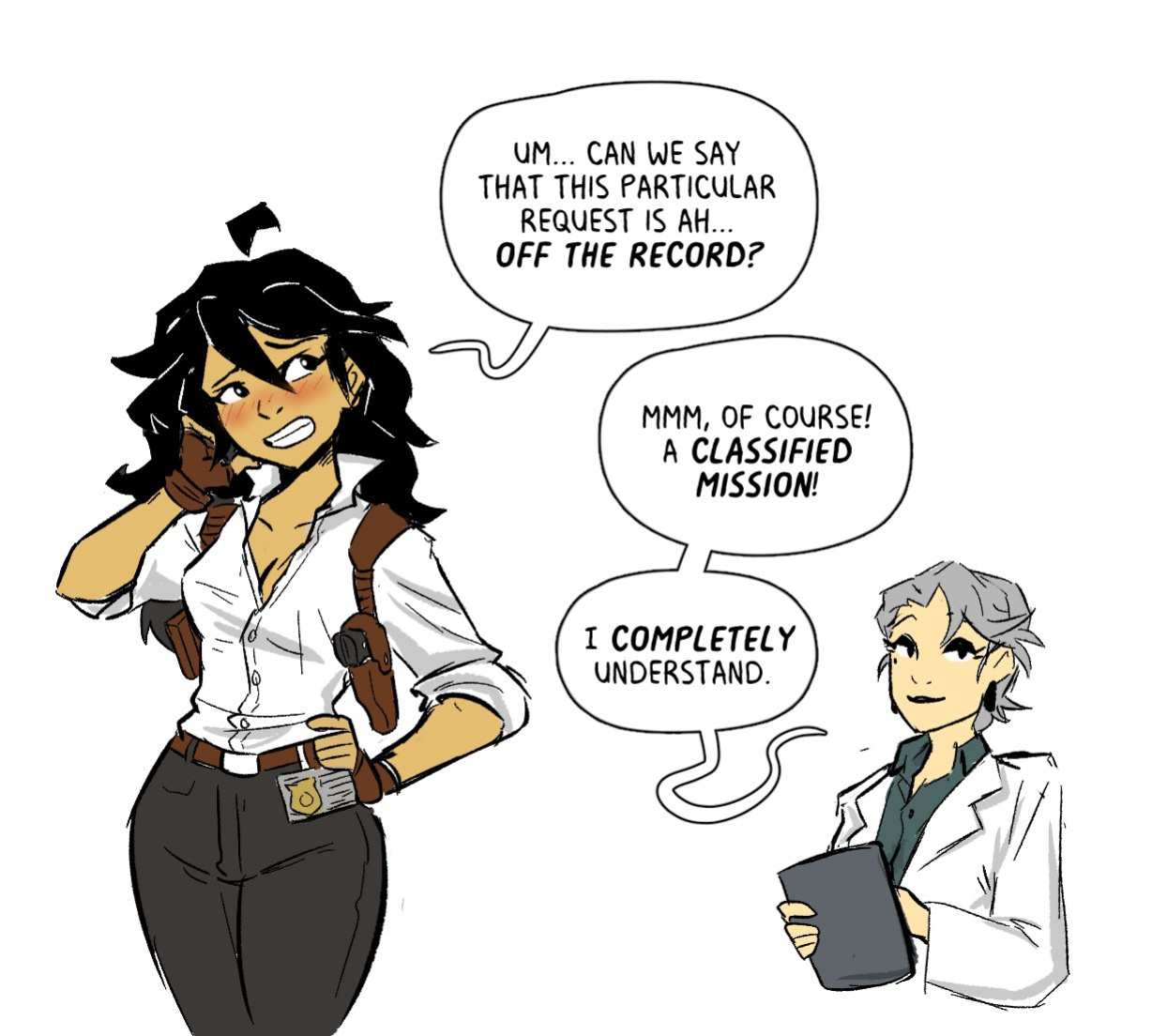 [Spicymancer] Xenobiology Research Lab: Cassandra & Solomon (OCs)