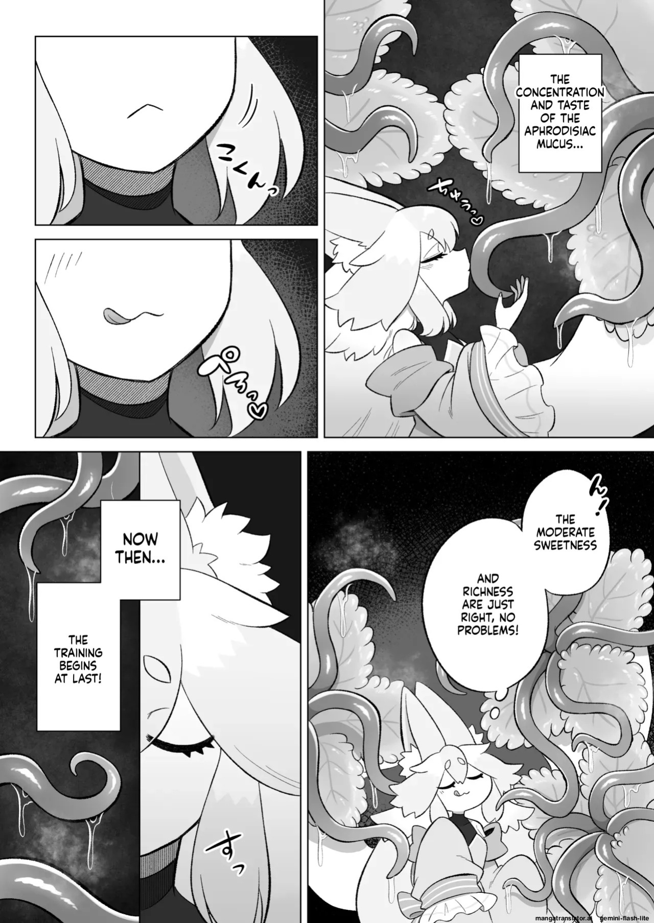 [Moto no Hondana (Moto)] Minarai futanari Inma ga Shokushu Onanii de Kairaku Zecchou Tanren suru Ohanashi [English] [SCANMTL]